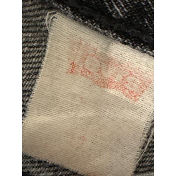Vintage Levi’s Black electric wash denim Jeans 501-0601 button fly women’s 11 - Picture 5 of 8